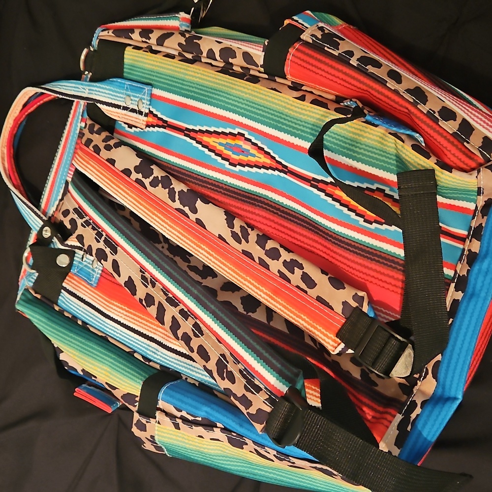 Colorful Patterned Diaper Bag - Picture 3 of 7
